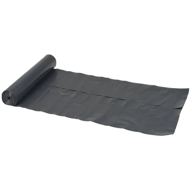 Sacos de resíduos 120 l, 700x1100 mm, 70 meu ldpe, preto | Papel (10 sacos)