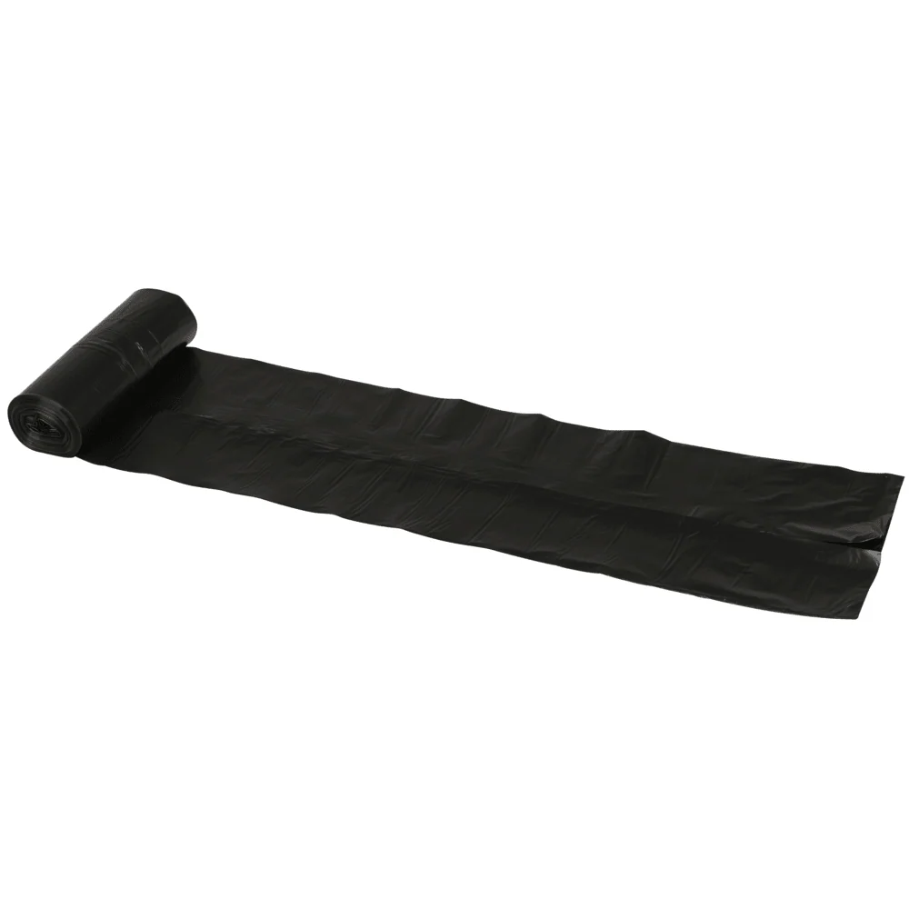 Sacos de resíduos 120 l, 25 meu lldpe, preto | Papel (10 sacos)