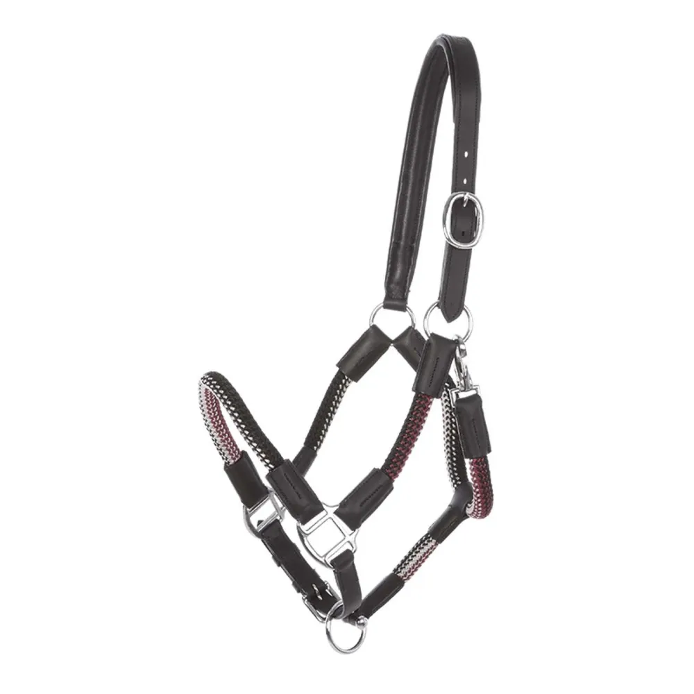 Desk Cable Cavo Cavezza Corda con Longhina Black/Dark Red F