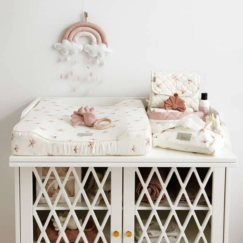 Cabinet Cam Cam Cam Copenhagen Pouzdro na ubrousky - GOTS - Windflower Creme