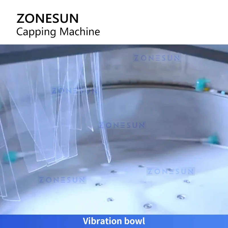 ZONESUN ZS-BCM8 High-Speed Pump Bottle Capping Machine Chemical Packaging