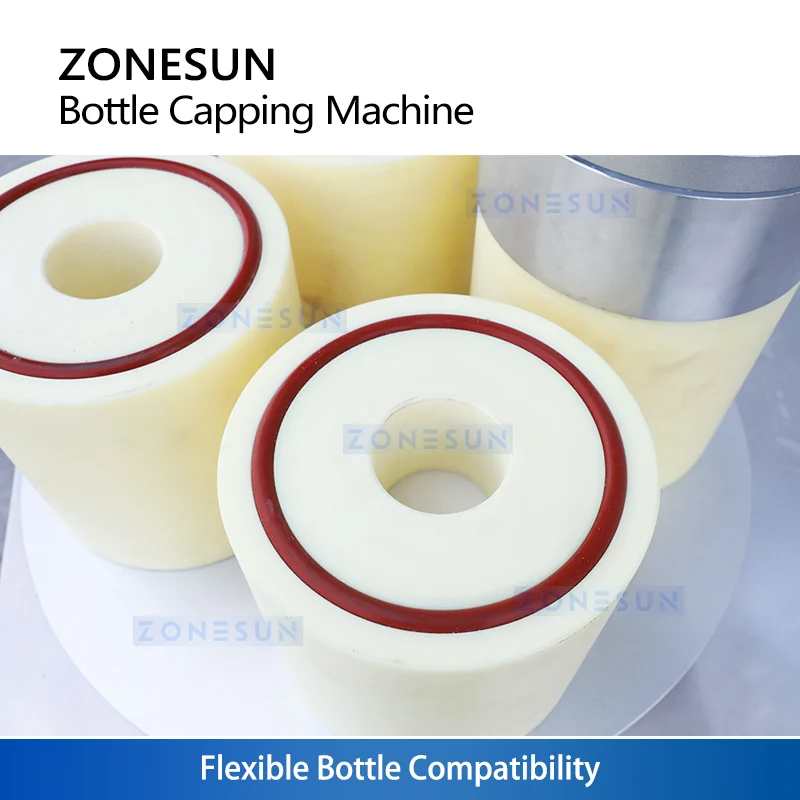 ZONESUN ZS-FK50 Custom 4‑Head Semi‑Automatic Vacuum Capping Machine Bottles