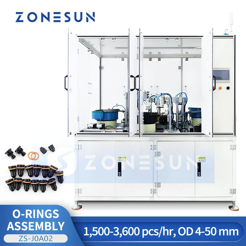 ZONESUN ZS-J0A02 Fully Automatic O-Ring Assembly & Sealing Machine Automatic Seal Applicator