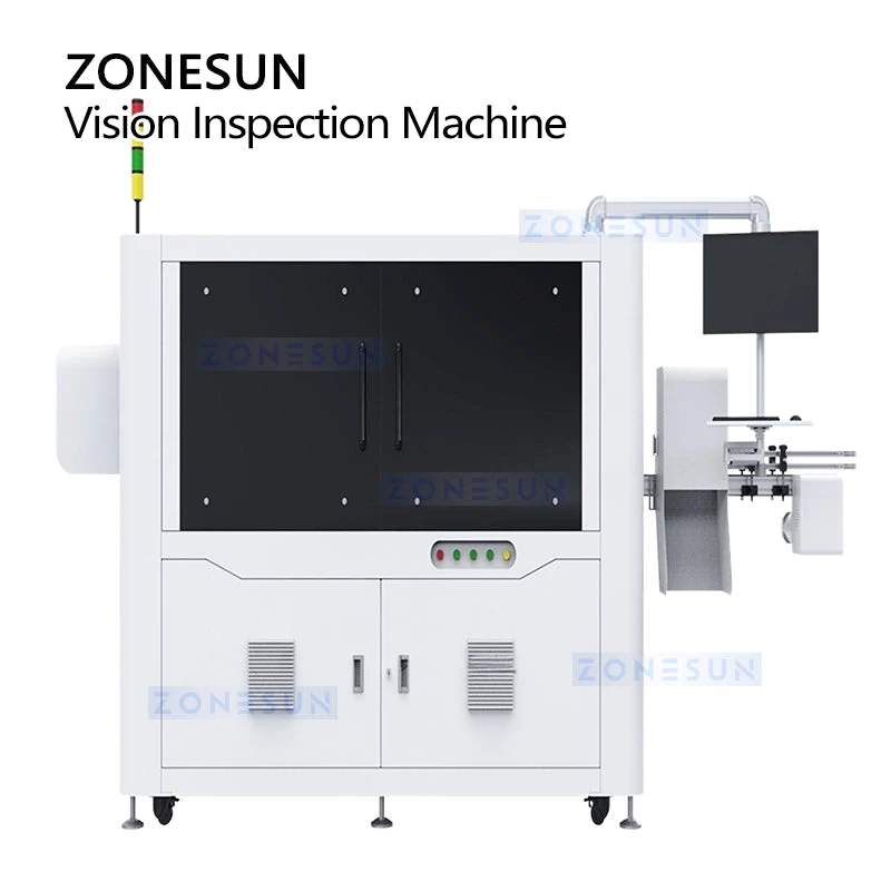 ZS-MD3 High-Speed Bottle Cap OCR Vision Inspection System Integrated Rejection System