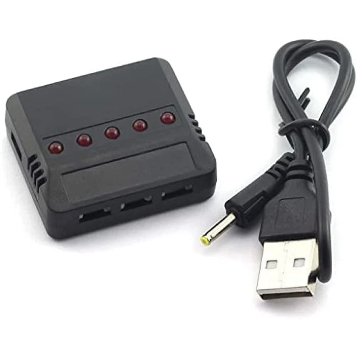 5v1 USB nabíječka Lithiová baterie Univerzální nabíječka pro Hubsan H107D Syma X5C Letecké příslušenství RC vrtulník Kvadr...