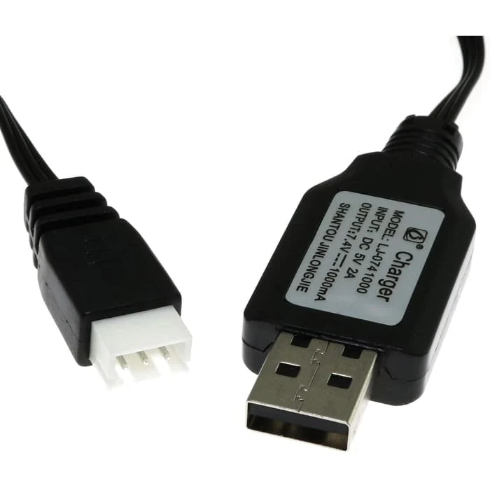 7,4V lithiová baterie USB nabíjecí kabel pro SYMA X8C X8G X8HW Hubsan H501S H501A B2W YUNIQUE GREEN-CLEAN-POWER