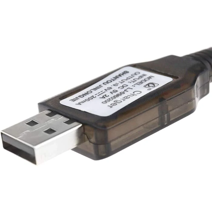 9,6V Ni-MH Ni-CD dobíjecí baterie 200mA USB napájecí zdroj DC 5V nabíječka Adaptér Konektor nabíječky se zásuvkou L6.2-2P...