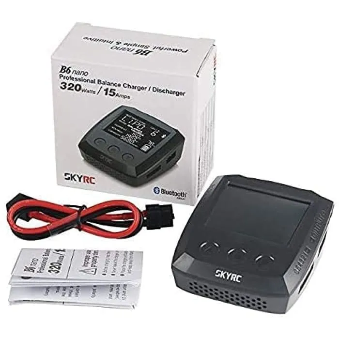 SKYRC RC Model B6 NANO 320W 15A Bluetooth nabíječka aplikací BC444 YUNIQUE GREEN-CLEAN-POWER