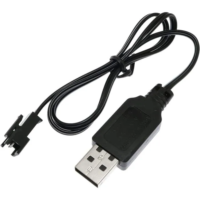 SM-2P 250mAh výstupní RC auto USB nabíjecí kabel pro 4,8V Ni-Mh baterie YUNIQUE GREEN-CLEAN-POWER