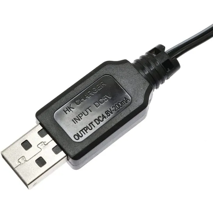 SM-2P 250mAh výstupní RC auto USB nabíjecí kabel pro 4,8V Ni-Mh baterie YUNIQUE GREEN-CLEAN-POWER