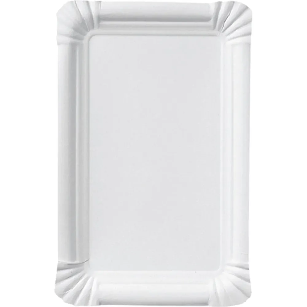 Korvplatta 13x20 cm, kartongvitbok 130x200 | Pack (250 stycken)