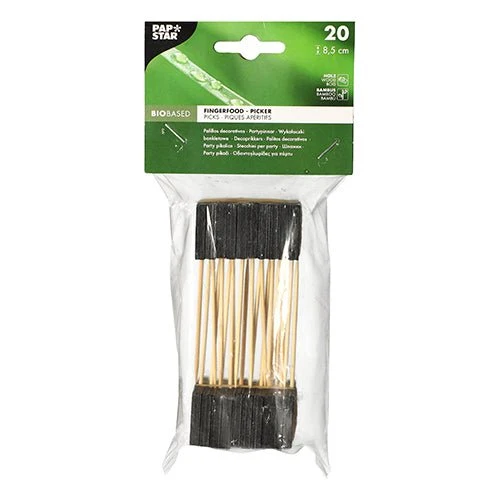 PAPSTAR 20 dedos - 8,5 cm "Blackboard" | Bolsa (20 peças)