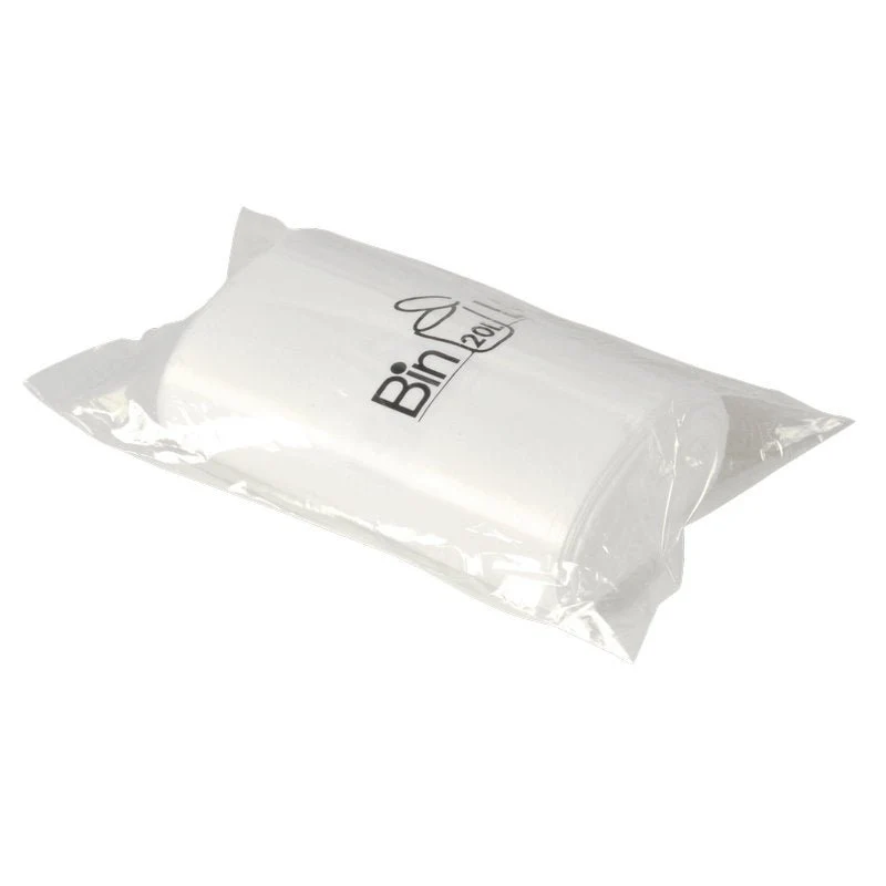 Eu sou uma bolsa de linha 20 l, 385x775 mm, 10 meu lldpe, branco | Papel (20 sacos)