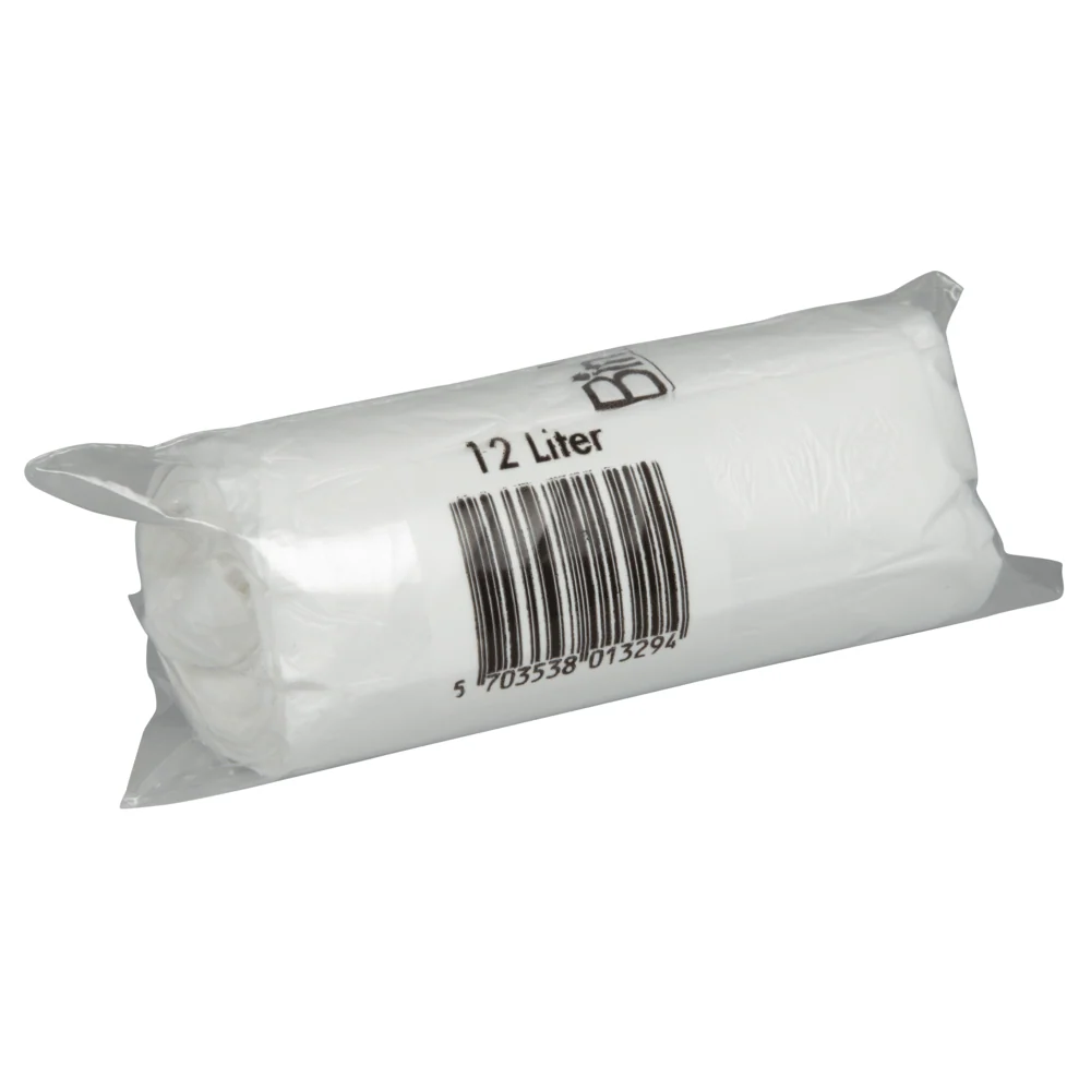 Eu sou uma bolsa de linha 12 l, 400x570 mm, 10 meu lldpe, branco | Papel (20 sacos)