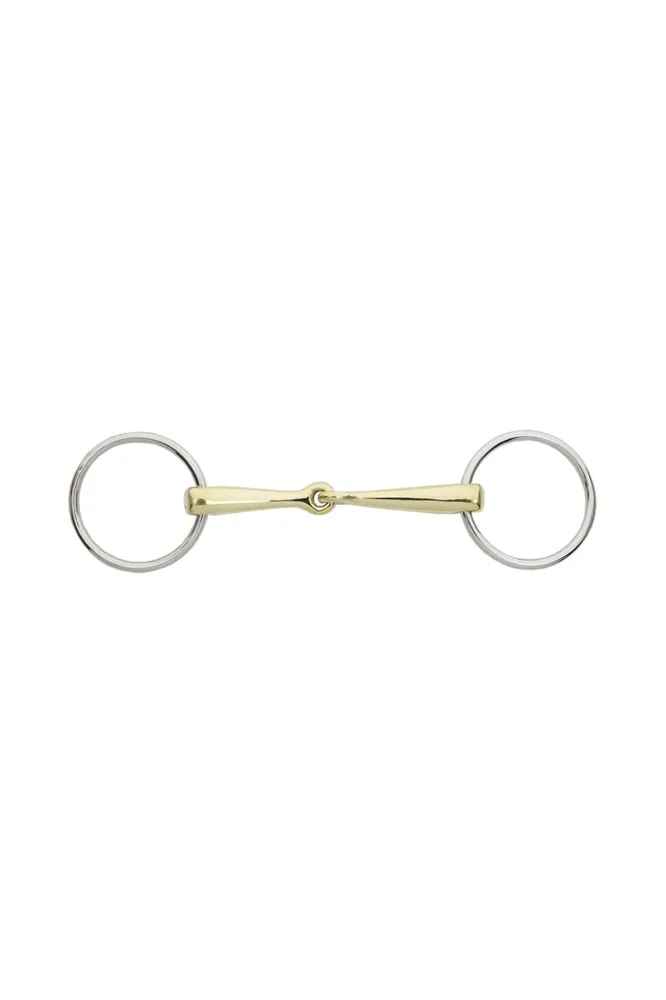 KavalBit Duplikát Jointed Loose Ring Snaffle Silver 115 mm