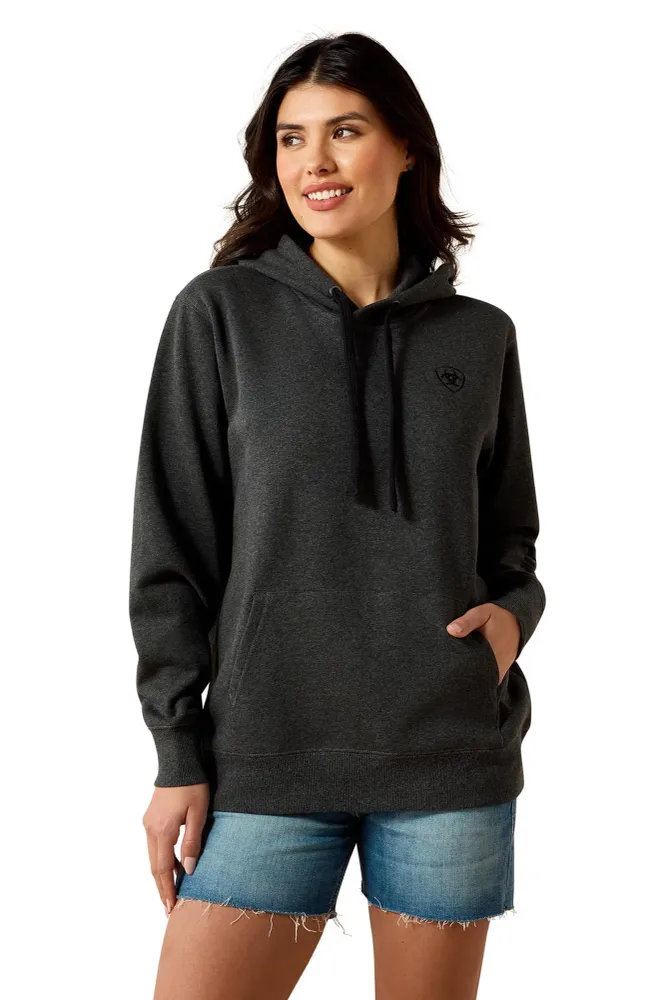 Logo 2.0 naisten huppari Charcoal Heather XL