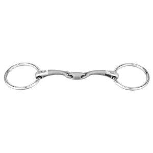 Satinox Bradoon Morso doppio snodo, 12 mm Chrome 145 mm
