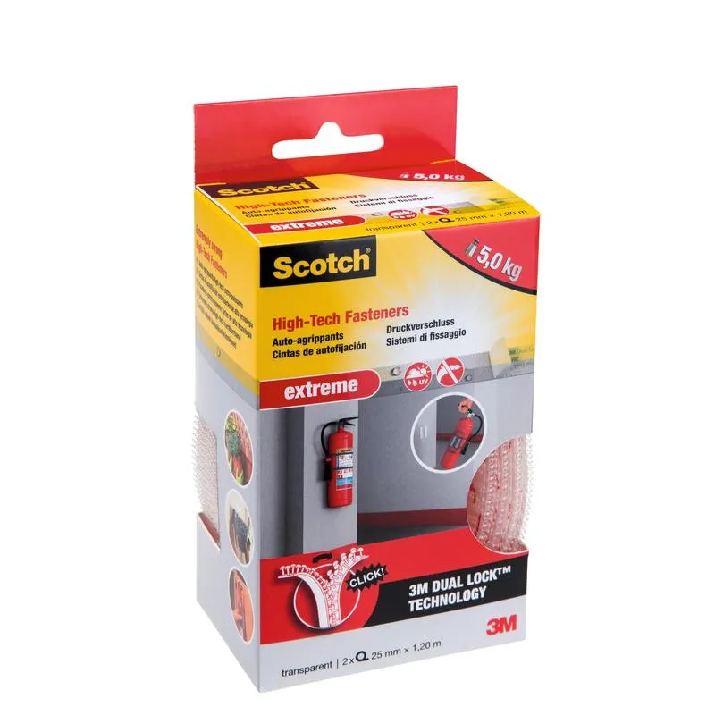 Scotch ™ Extreme closures, transparent, 25 mm x 1.2 m, 2 rolls | Pack (1 piece)