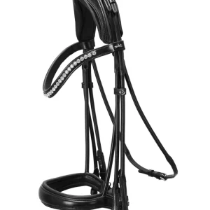 Vehicle Mount Cabezada de Doma de Doble Rienda redondeada Kensington black/silver C