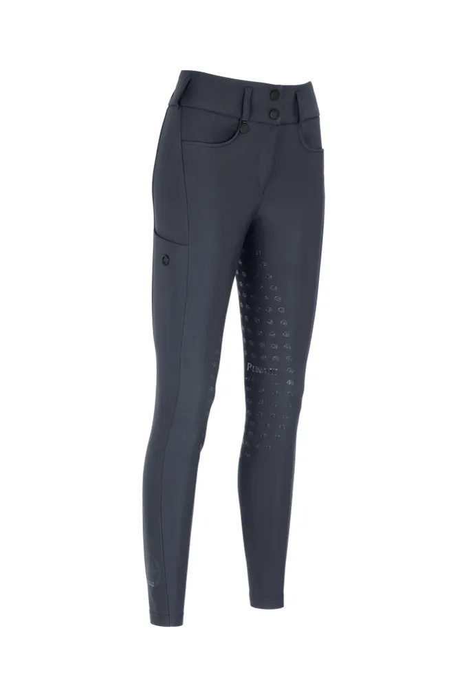 Amia Sd Vollbesatz-Reithose mit Grip Dark Grey 44