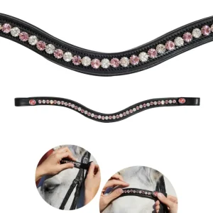 Anti-Glare Frontalera de cristal FlexiLoop® de Kieffer Black/Rose C