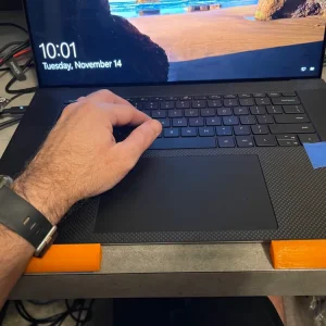 Anti-Scratch Ergonomische polssteun voor toetsenbord en laptop Orange
