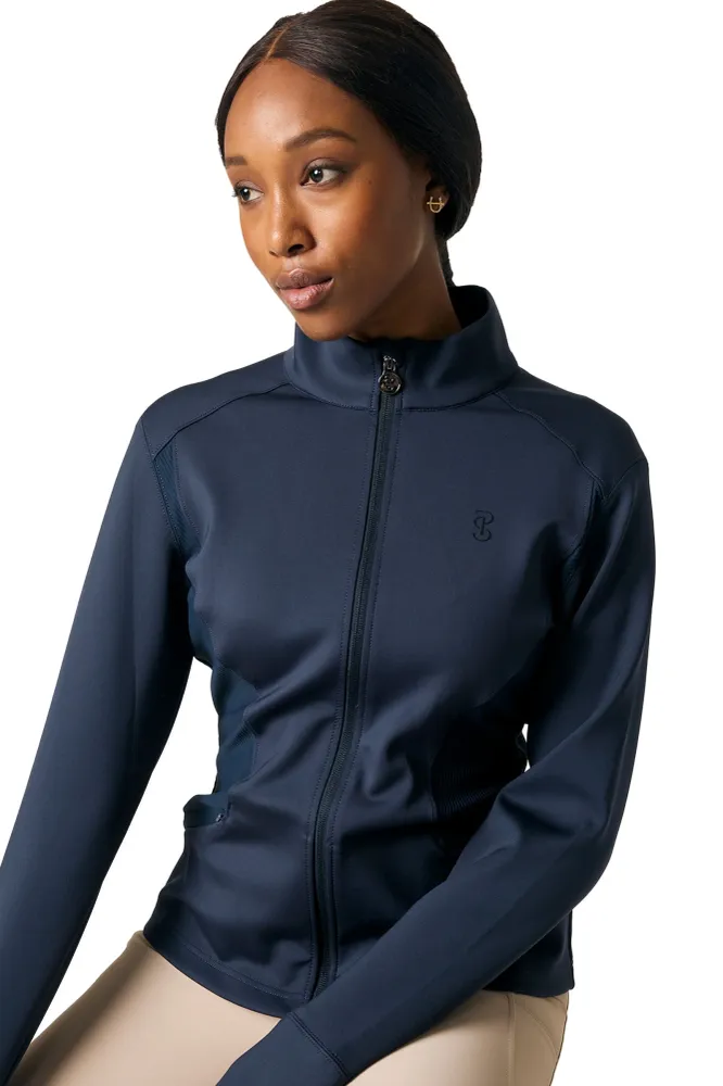 Cara Midlayer mit durchgehendem Reißverschluss Navy L