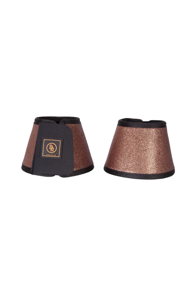 Fast-Charging stivaletti campanati glitter Kovově hnědý S