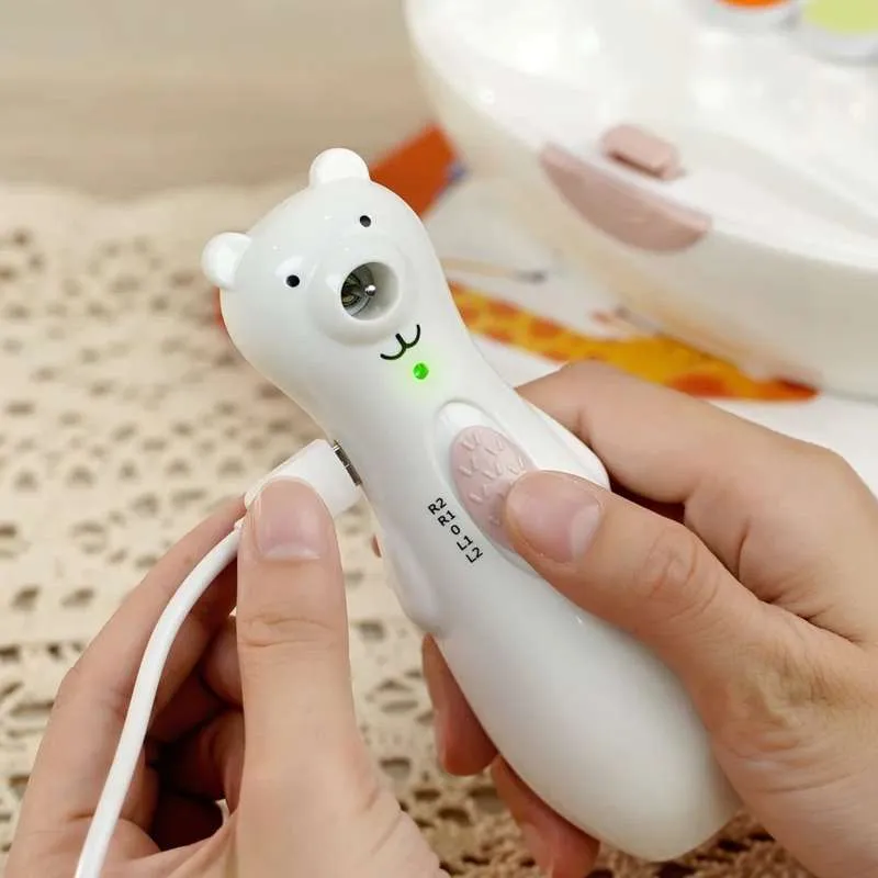Haakaa Happii Bear - Nabíjecí pilník na nehty Quick Charge 3.0