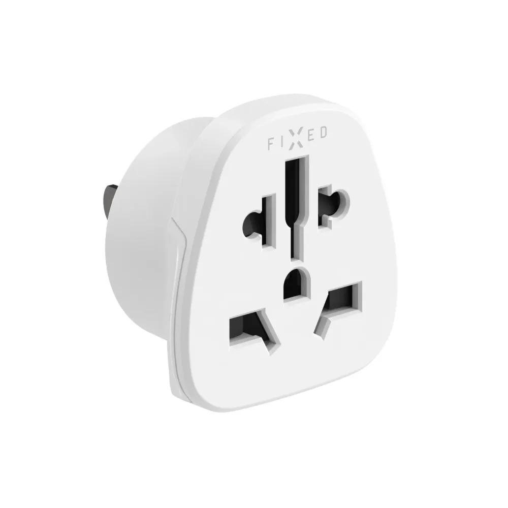 Adaptér FIXED USA Adapter pro zapojení EU, UK, AUS zařízení do USA zásuvek, bílý FIXED.zone shop