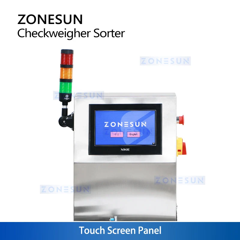 ZONESUN ZS-MD210-6 High-Speed Online check Dynamic Checkweigher & Weight Sorter