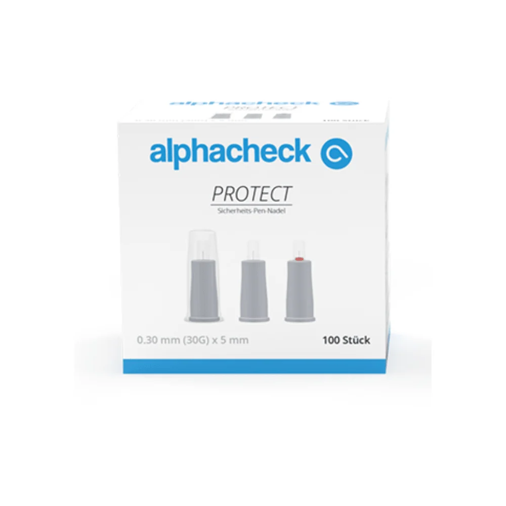 Alphacheck PROTECT Sicherheits-Pen-Nadeln, verschiedene Größen