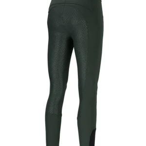 Candela Pantaloni da equitazione con grip Dark Green 84