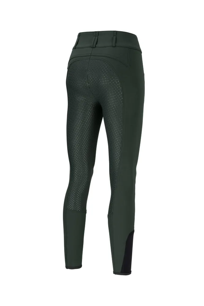 Candela Pantaloni da equitazione con grip Dark Green 84