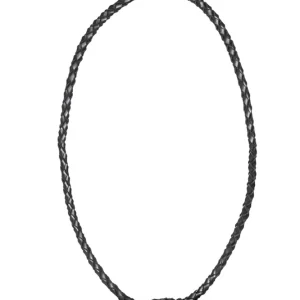 Kripton Neck Rope (System 1) Woven Leather, 15mm Black 140