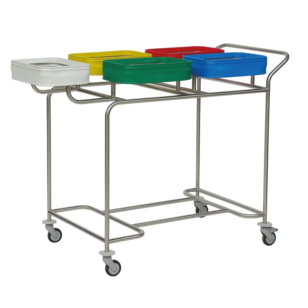 Novocal stainless steel laundry collector "Compact plus" five-axis collector Frame: stainless steel All pipe resort | Pack...