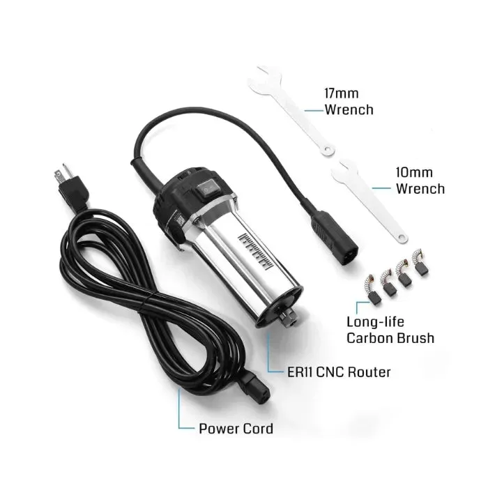 710W CNC vřeteno motoru frézky 65mm průměr 6 proměnných Genmitsu