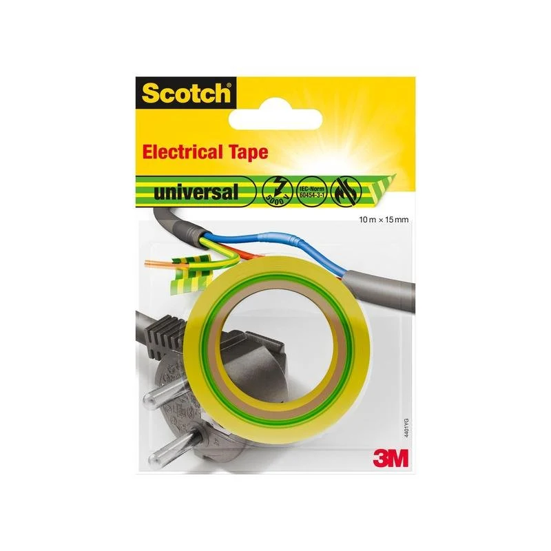 Scotch® Isolierband universal, 10 m x 15 mm, 1 Rolle/Paket