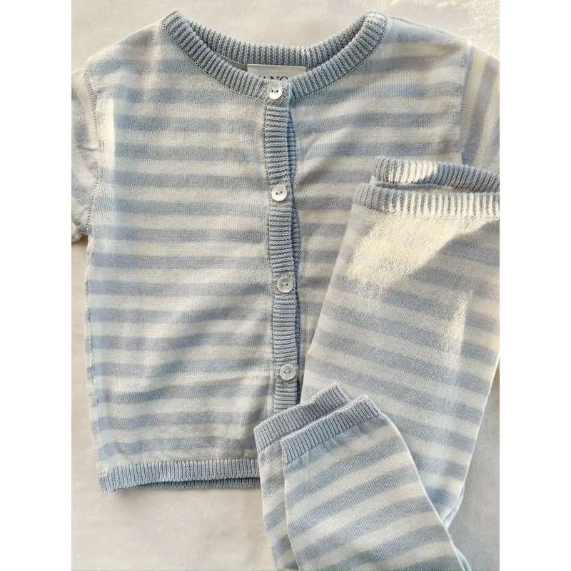 Fanga Fontana Venti Bukser - Strik - GOTS - Gray Dawn 3m