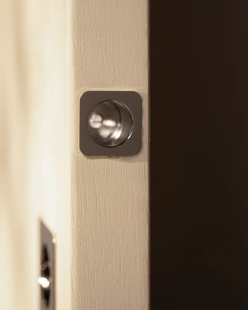 Regent Recessed Edge Pull - Polished Nickel