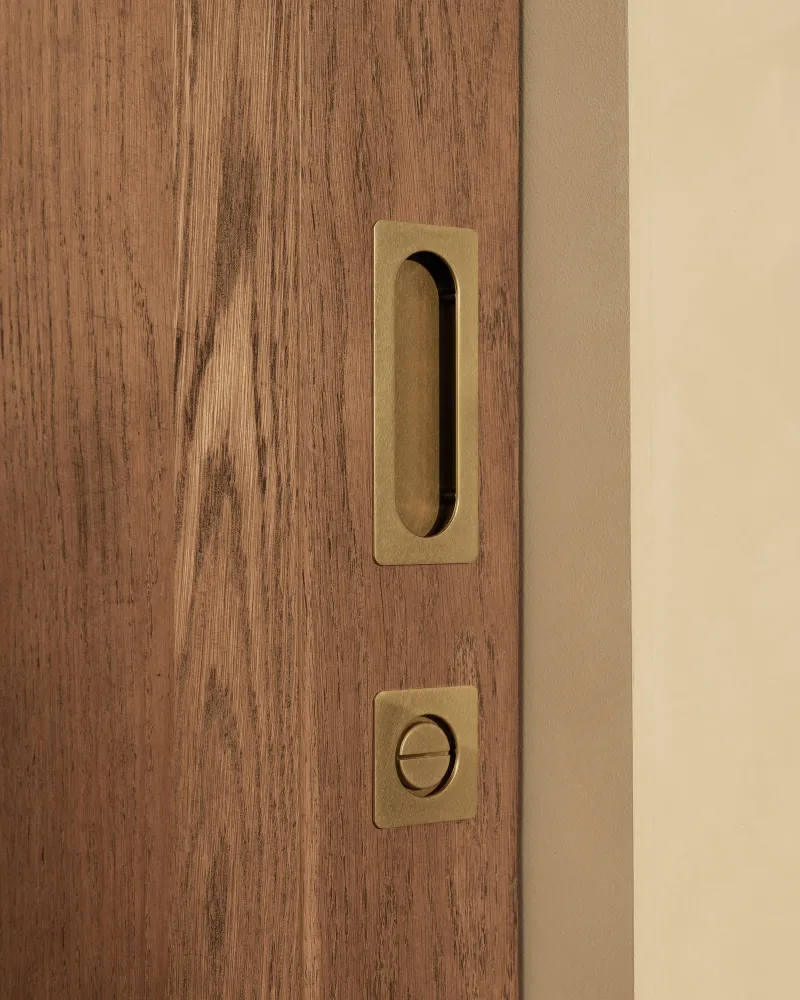 Regent Recessed Medium Pull - Antique Zlatý kov