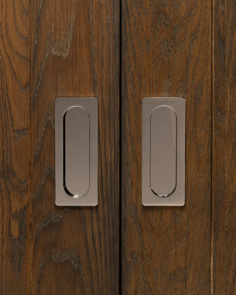 Regent Recessed Medium Pull - Polished Nickel