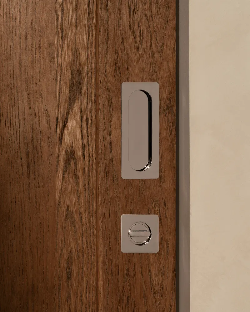 Regent Recessed Medium Pull - Polished Nickel