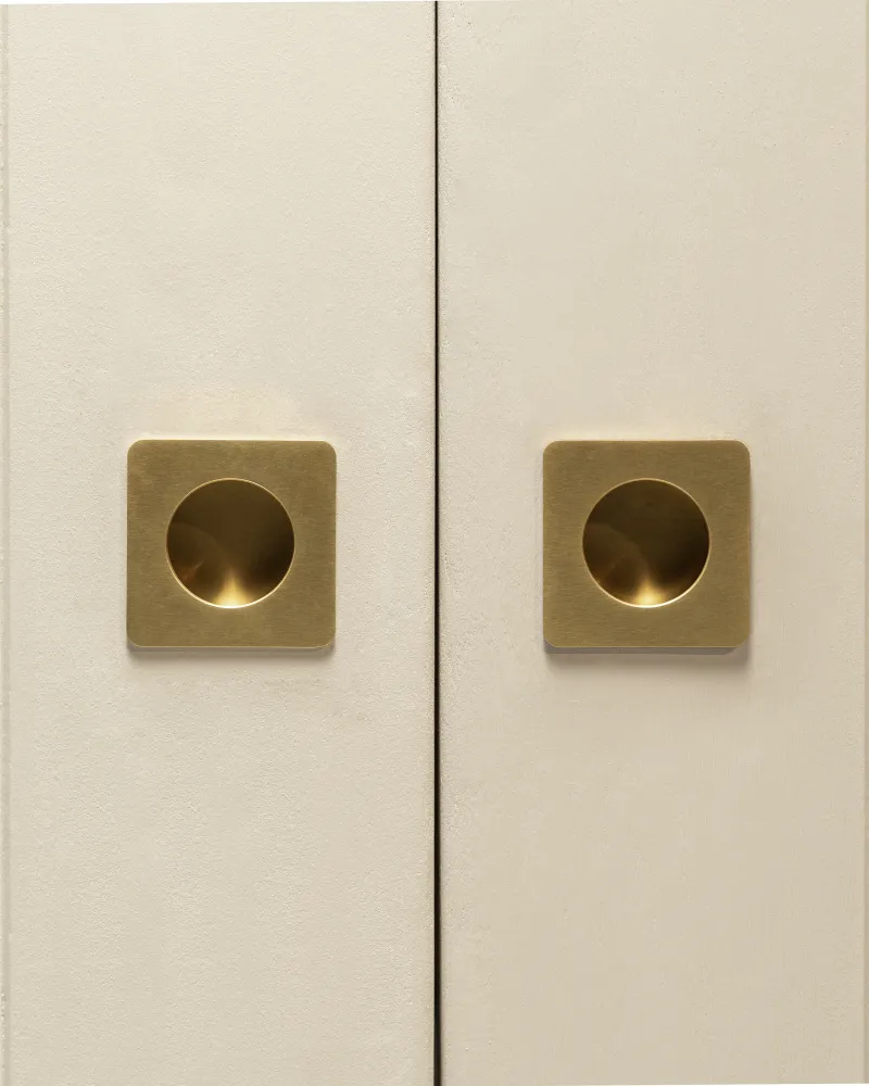 Regent Recessed Small Pull - Antique Zlatý kov