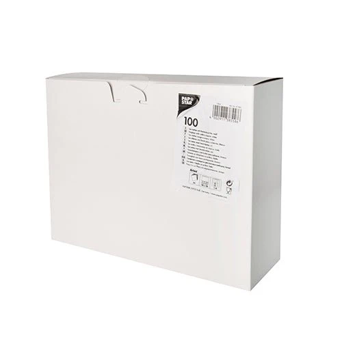 Bolsos de talheres de 100 starpak, arandela de ar 40 cm x 48 cm com dobra de talheres