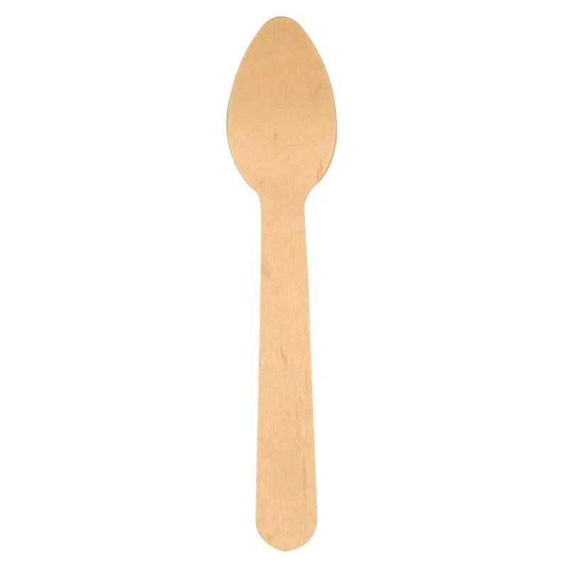 Colher de café, 11 cm, madeira | Pacote (100 pares)