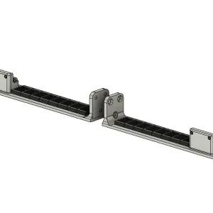 Support de rack de 19 pouces pour JetKVM et Keystone Silent Operation Hvid