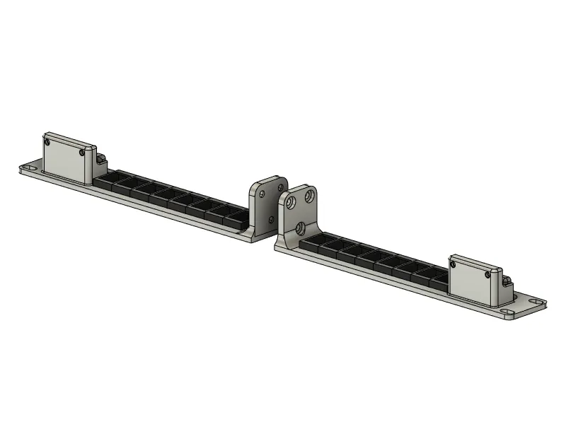 Support de rack de 19 pouces pour JetKVM et Keystone Silent Operation Hvid