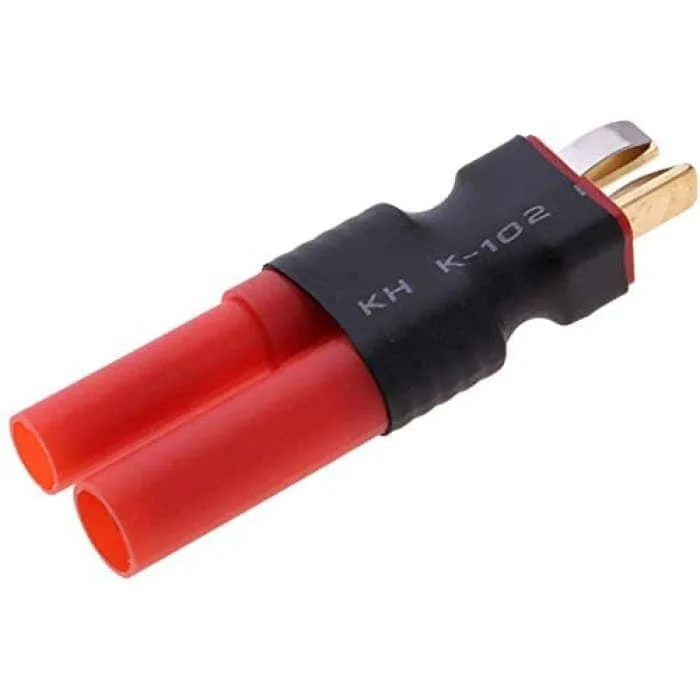 Deans T-Plug samec HXT 4mm bezdrátový adaptér RC LiPo bateriový konektor YUNIQUE GREEN-CLEAN-POWER