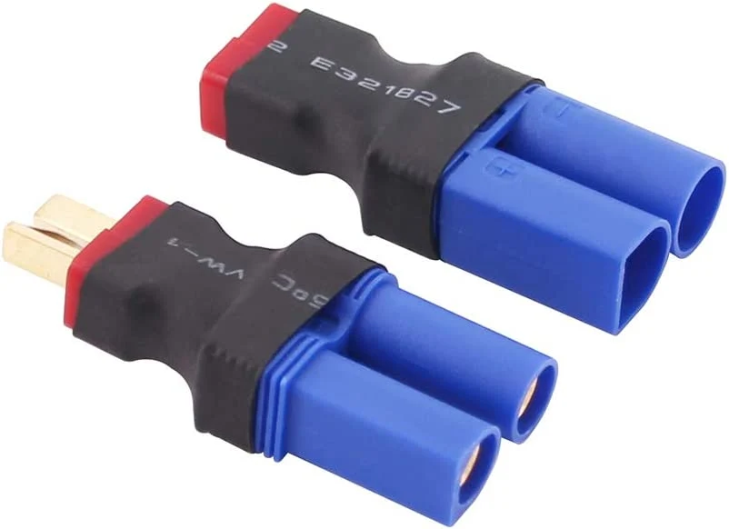 4 kusy EC5 to T-Plug Deans Style samec RC konektorový adaptér YUNIQUE GREEN-CLEAN-POWER